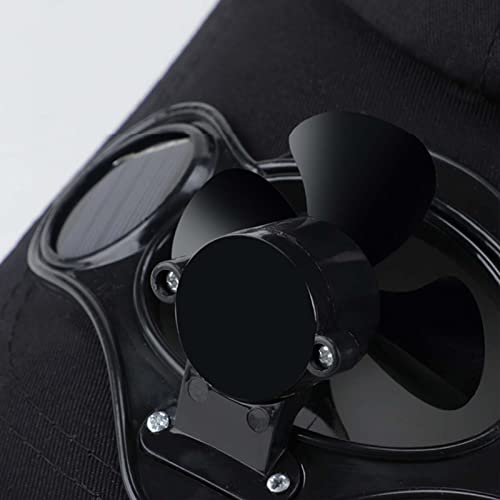 Solar Ventilator Hut Mit UPF50+ - Kühlung Durch Sonnenenergie Für Outdoor-Aktivitäten