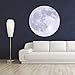 Moon Wall Decal Room Decor - Bedroom Wall Stickers - Moon Removable Wallpaper - Moon Wall Mural Vinyl Art DÃ©cor Sticker (36