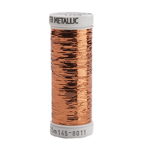 Hilo metálico Nylon/Poliéster Sulky 250 yd cobre claro miniatura 1