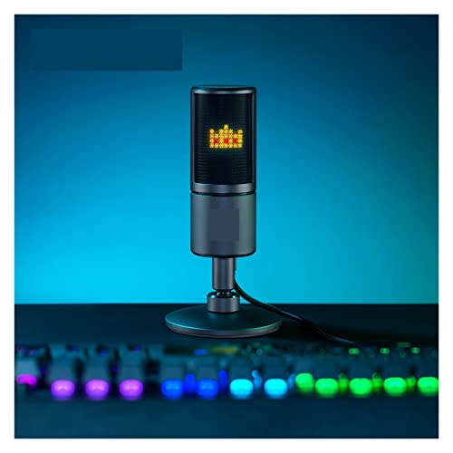 Microphone streaming USB condensateur hypercardioïde et écran LED émoticones 8 bits - 6