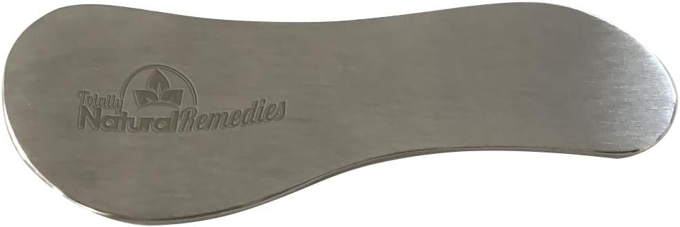 Gua Sha Massage Scraping Tool Premium Handmade 100% Stainless Steel - Myofascial Relief – Reduce Muscle & Neck Pain & Improve Mobility - S Shape