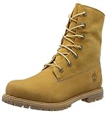 timberland authentics teddy fleece waterproof, stivali chukka donna, marrone (wheat nubuck), 38.5 eu