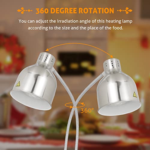 Wichemi BI00679WCM5-CN Food Heat Lamps Food Heat Preservation Lamp Commercial Food Warmer Lamp Catering Heat Lamp thumb #5