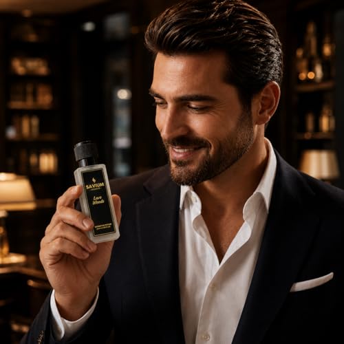 Image of Lave Woods Perfume for Men, Smoky Long Lasting Classic Oud Fragrance, 30ml EDP