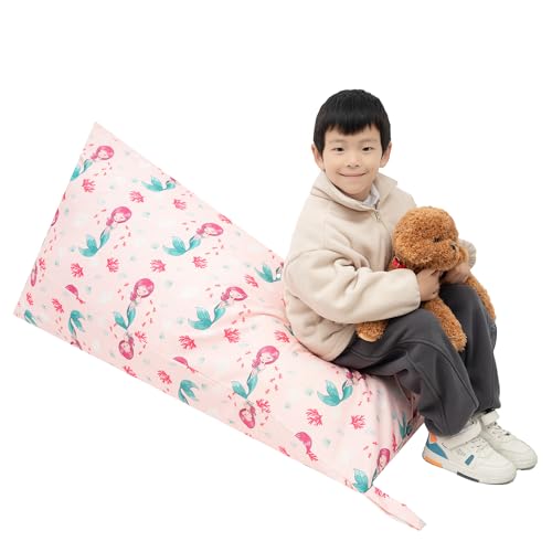 LOLOMLO Stuffed Animal Storage Bean Bag Chair Cover, 52