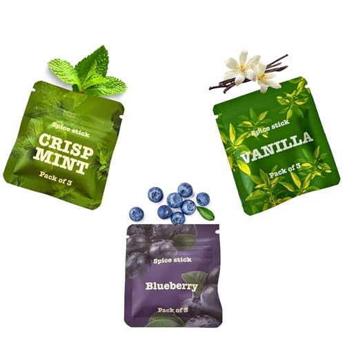Healfs 3 Pack Plant-Based Inhaler Cores | Smokeless Core Refills | Total 9 Cores