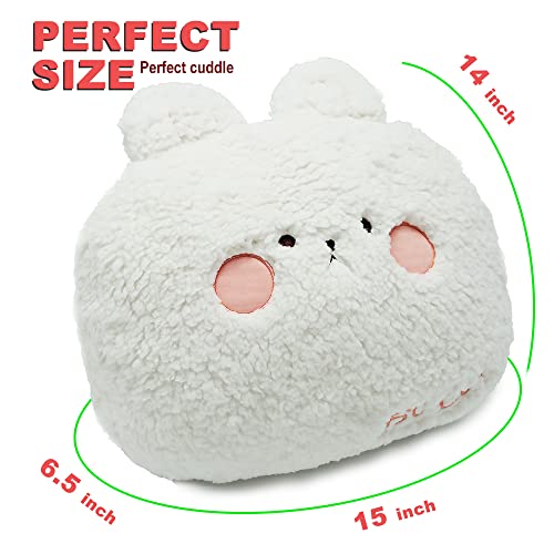 Onsoyours Rabbit Plush Pillow, Super Soft Bunny Stuffed Animal, Adorable Plush Rabbit Cuddle Cushion Pillow For Kids #TOP1