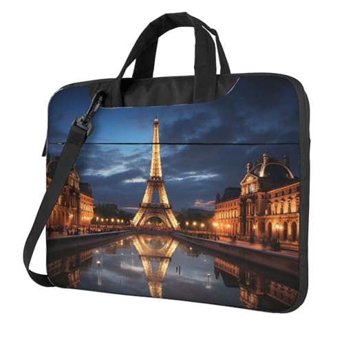 Bolso maletín para portátil unisex 14 pulgadas miniatura 1