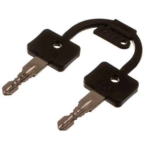 Schlosssatz BAB - S51, S70 - ein Schließsystem mit 2 Schlüsseln - Lenkersperrschloß und Feder + Seitendeckelschloß