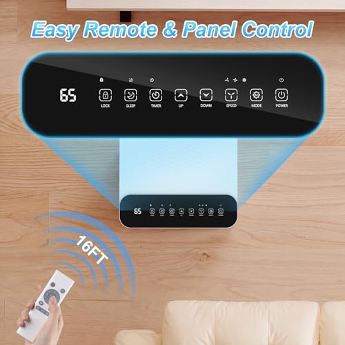 Image of 10000Btu Portable Air Conditioners, 3 in 1 Portable AC with Cooling, Dehumidification, Fan, for Medium Rooms (450 Sq.Ft), featuring an Auto-Evaporation System,Silent-Running Standing AC for Bedrooms