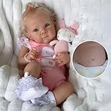 19pulgadas 49cm Muñecas Reborn Niñas Lavables Cuerpo de Vinilo...