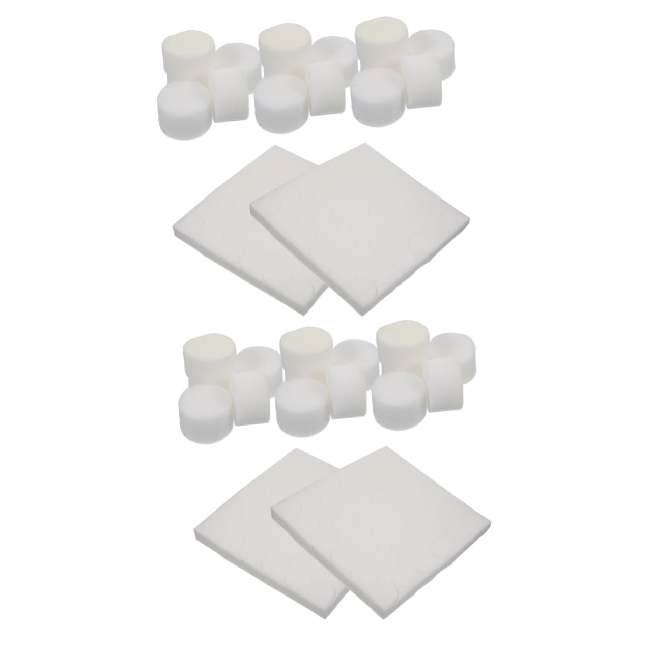 Toddmomy 2 Set Spugne Idroponiche per Coltivazione per Piantine Materiale E Leggero per Piante da per E Giardinaggio Colore 100 Pezzi*2