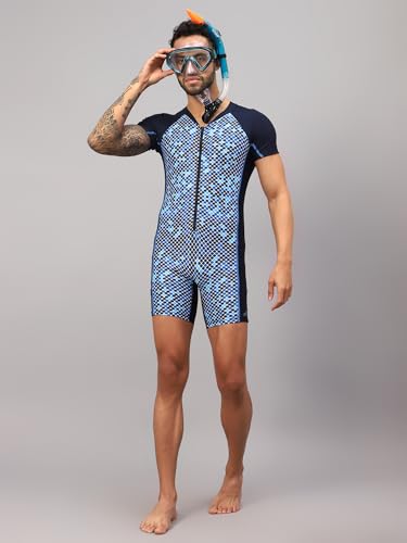 Image of Vector X OMSS-348 Men's Swimming Costume for Multipurpose Wear for Swimming I Diving I Cycling I Aerobics