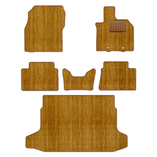 Hotfield LEXUS レクサス 互換品 新型 LBX 10系 フロアマット+トランクマット ラゲッジマット 2WD/MORIZO RR以外 木目 ウッド ナチュラルウッド