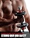 ZY-HUAN Mini Barbell Clips 1 inch I Multi-Size Adjustable Barbell Collar I 1 inch Barbell ClampsIQuick Release Weight Clips Pair of Locking for Dumbbell Bar (Brown+Black)