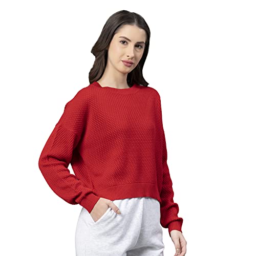 Image of Mode By Red Tape Women's Cotton Blend Casual Sweater