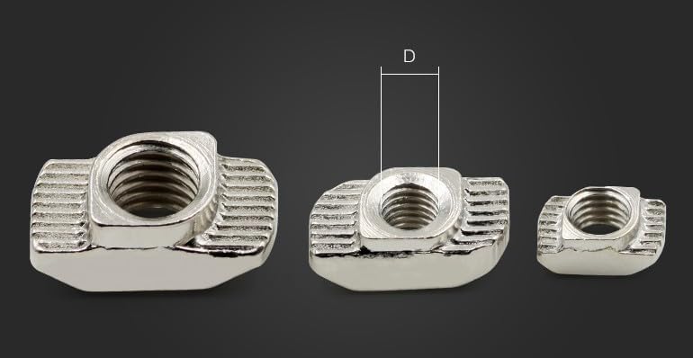 20pcs/lot 20/30/40/45 model M3/M4/M5/M6 hammer T nut aluminium connector T sliding nut accessories for aluminium profile381 - (Size: 30 model M4, Color: silver)