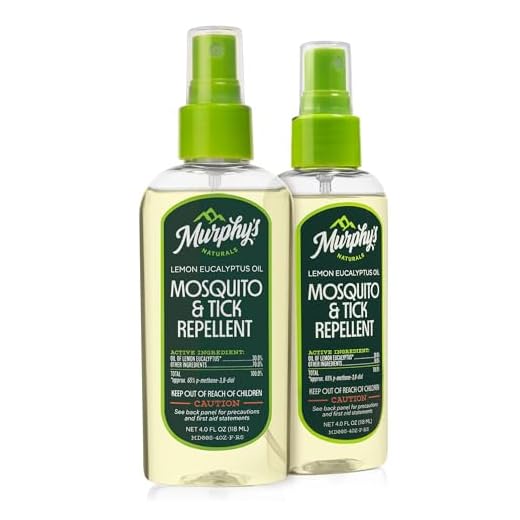 Murphy's Naturals Lemon Eucalyptus Oil Insect Repellent Spray | DEET Free | Plant Based, All Natural Ingredients | Mosquito and Tick Repellent | 4 Ounce Pump Spray | 2 Pack