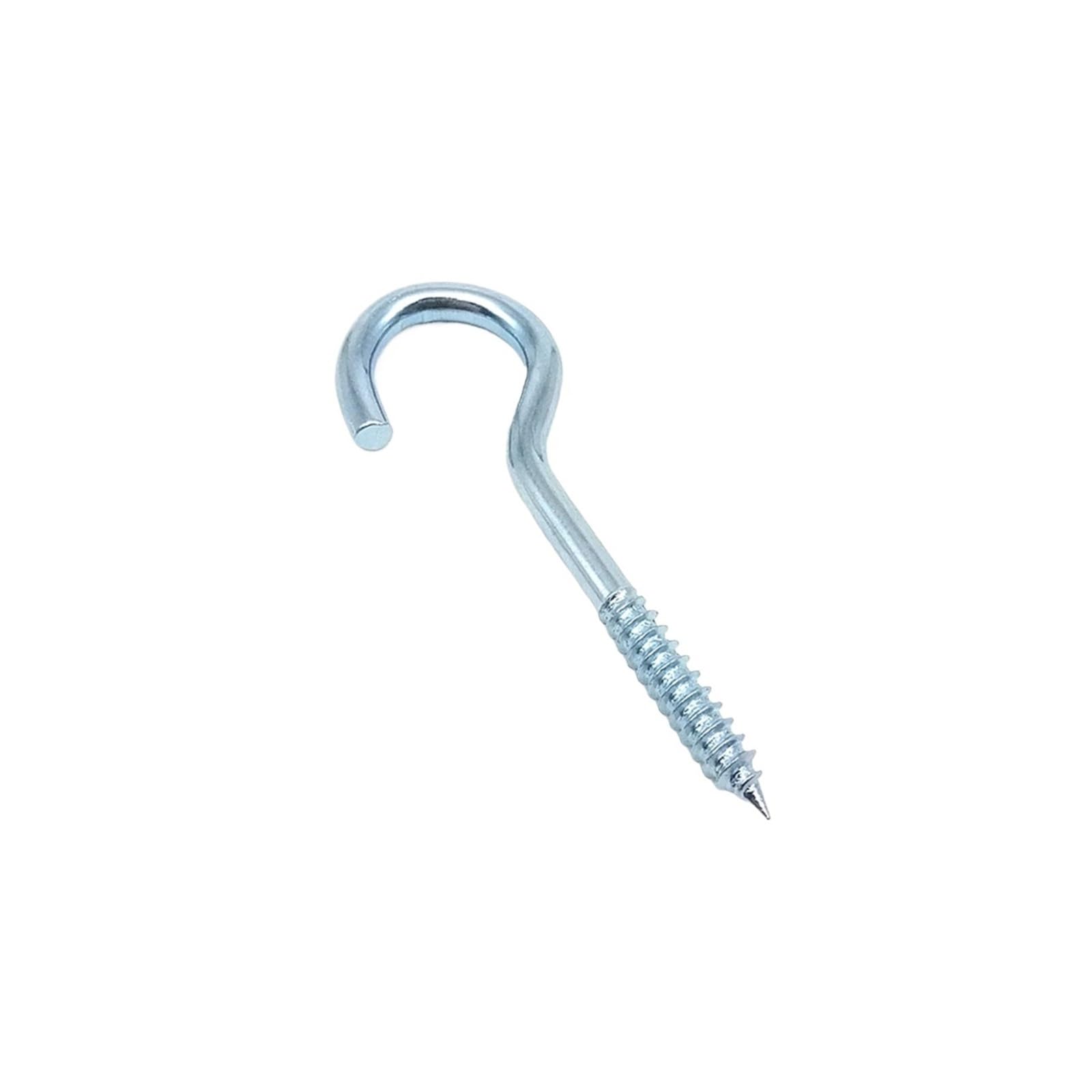 Trryuip C Shape Eye Hooks Ceiling Eye Bolt Eyebolt Screw In Hanger O L C Cup Hook Clasp(,Length 20Mm)