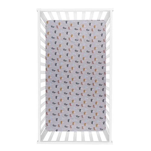 Image of Sammy & Lou Koala Palms 2-Pack Microfiber Fitted Crib Sheet Set, Fits Standard Crib Mattress 28 in x 52 in; Fully Elasticized,