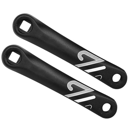 Manivelle de vélo gauche en alliage d'aluminium robuste pour axe carré et conique