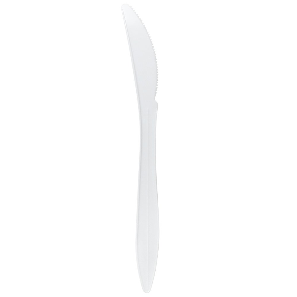 Karat U2041W PS Medium Weight Knives - White (Case of 1000)
