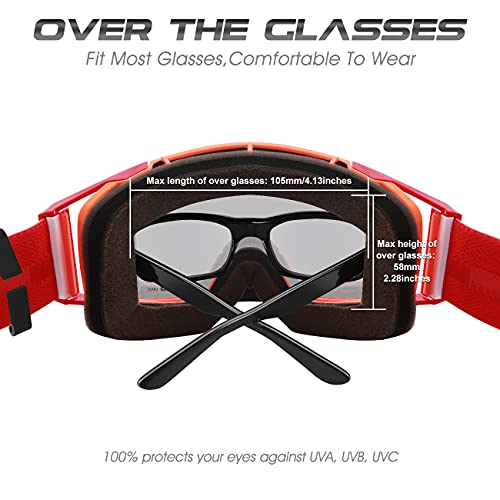 Sh Horvath Motorcycle Goggles, Hd Motocross Otg Dirt Bike Atv Goggle For Unisex #TOP4