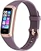 Fitness Tracker Smartwatch Herren Damen,24H Herzfrequenz- & Schlaftracking,Blutsauerstoff-Tracking, 20+ Sportmodi,1,1" AMOLED Display, Schrittz&auml;hler , IP67 wasserdicht f&uuml;r iOS Android (Rotwein)