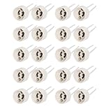 Hsthe Sea 20 Pcs GU10 Ceramic Socket Lamp Holder Silicone Wire Bulb Plug Lamp Socket for LED and Halogen