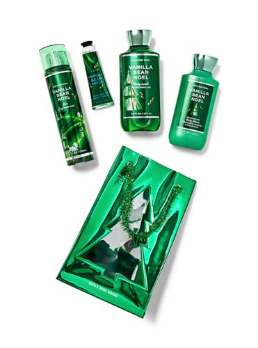 Image of Bath & Body Works Vanilla Bean Noel Gift Set | Luxury Skincare & Bath Gift Set | Set of 4 Bath Kits | Premium Fragrance Gift Hamper for Men & Women | Perfect Birthday & Anniversary Gift