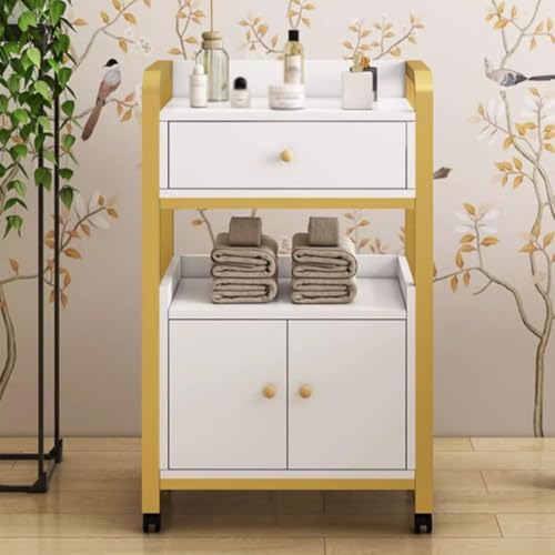 Ruchomy wózek do salonu z szufladami profesjonalny wózek fryzjerski szafka do przechowywania spa organizer na sprzęt kosmetyczny mobilny wózek na przybory kosmetyczne akcesoria do salonu fryzjerskiego