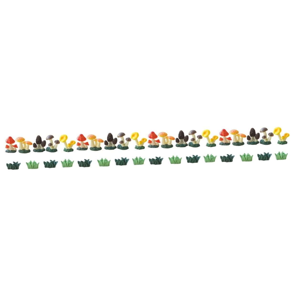 TOYANDONA Lot De 4 Décorations De Jardin en Forme De Champignon Artificiel Décoration Murale en Forme De Champignon Accessoires pour Bonsaï Décoration Miniature en Résine