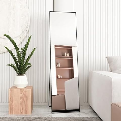 Beauty4U Full Length Mirror with Frame Cover