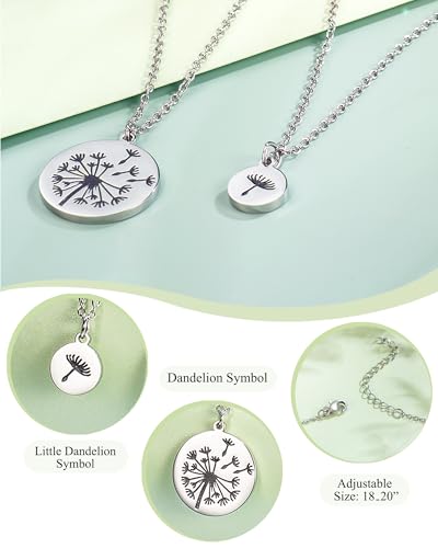 Shonyin Matching Necklace for Mother Daughter Set for 2/3, Valentines Day Gift Mother's Day Birthday Christmas Gifts for Mother Daughter2