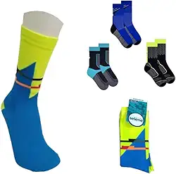 Meia Esportiva Masculina: 1 Par Meia Fitness para Corrida e Academia 3/4 Compressão + 1 Par Meia Esportiva Selene