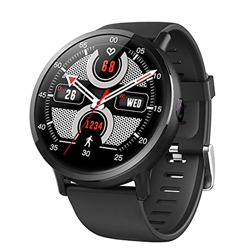 BSLHLS Reloj Inteligente 4G 2,03 Pulgadas HD Pantalla Grande 900Mah 8MP cámara Impermeable rastreador de Movimiento GPS podómetro Reloj Inteligente for Hombres for Android iOS/6207