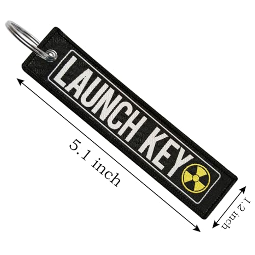 Image of 3 Pack Launch Key Keychain Tag with Key Ring - Keys, Cars, Motorcycles, Backpacks, Luggage and Gifts - EDC
