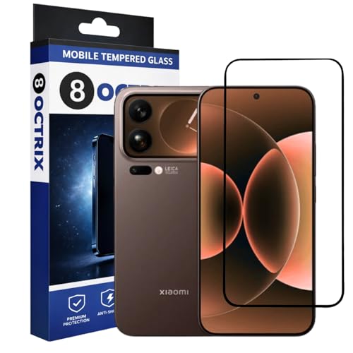 Image of Premium Tempered Glass Screen Protector Compatible for Xiaomi 17 Pro Max with Edge to Edge Coverage - Case Friendly, Anti-Scratch & Bubble-Free Installation Kit (Pack Of 1)