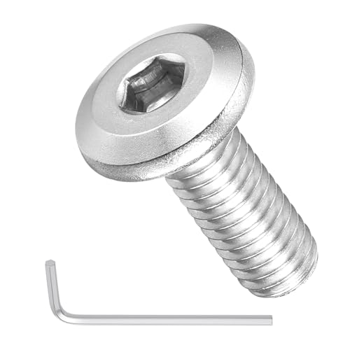 METALLIXITY Flat Head Hex Socket Cap Screws M6-1x16 20Pcs