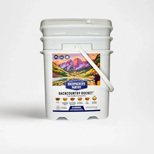 Backpackers Pantry Backcountry Bucket | 12 Meal Emergency Bucket