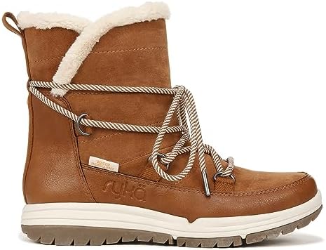 Ryka Women's Alpine Water-Repellent Winter Boot Cognac Brown 8 W Review | Image 1