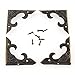 ZDNT 20 Pièces Protecteurs de Coin de Livre,Coin Protecteurs en Métal,Protecteurs en Métal,Rétro Coin décoratif Protecteur de Décor pour Bijoux,boîte en Bois,Petits Accessoires Angle Support Antiques