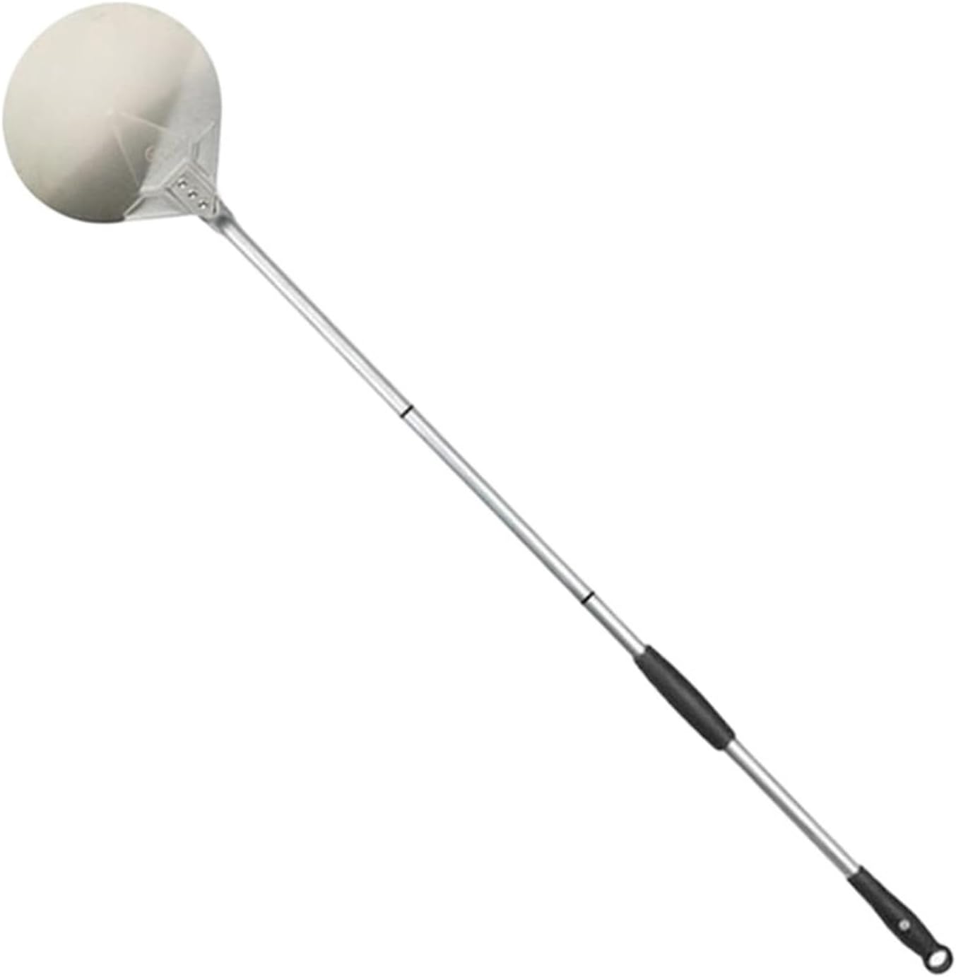 56 Inch Stainless Steel Turning Peel Round Pizza Turning Shovel Removable Turning Pizza Peel Paddle Long Pizza Tool