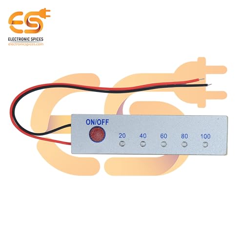 Image of Electronic Spices 12V Lithium Battery Capacity Indicator Display 5 Level Tester LCD Charge
