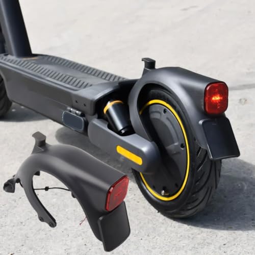 Guardabarros trasero Ninebot Max G2 protector abs soporte luz negra 5