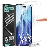 JDHDL 3 Pack Flexible Film for iPhone Air Screen Protector[NOT GLASS], Non-breakable Soft TPU Hydrogel Film for iPhone 17 Air, Invisible Thin, Scratch Resistant, Self-Healing