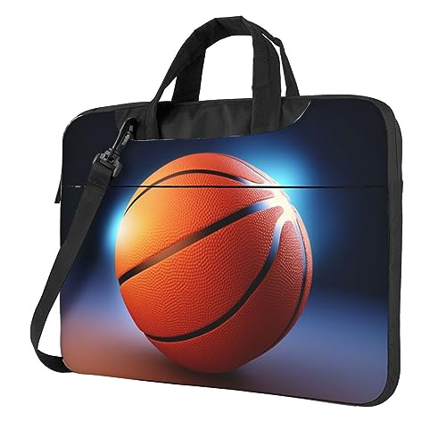 Sacoche pour ordinateur portable imprimé basket antichoc grande capacité