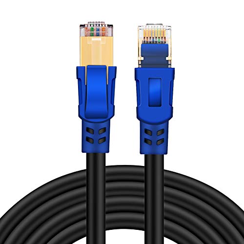 Cable Ethernet CAT 8, Patch Cord 20 m RJ45 miniatura 1