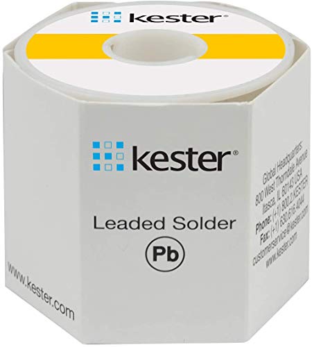 Kester 24-6337-0027 Wire Solder, 1 Pound Spool, 0.031Dia., (Pack of 5)