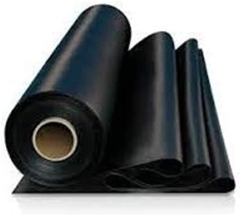 FERRETELIX® Rouleau de plastique noir pour construction agricole Galga 600-4 m x 85 m (340 m²) plié à 1,1 m